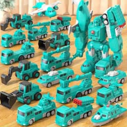 Magnetic Construction Vehicles Magnet Car Assembled Toy Creative Magnetic Trucks For Toddler 4-6 Early Learning Magnetic Blocks