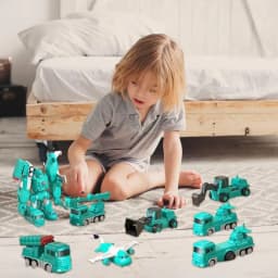 Magnetic Construction Vehicles Magnet Car Assembled Toy Creative Magnetic Trucks For Toddler 4-6 Early Learning Magnetic Blocks