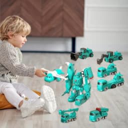 Magnetic Construction Vehicles Magnet Car Assembled Toy Creative Magnetic Trucks For Toddler 4-6 Early Learning Magnetic Blocks