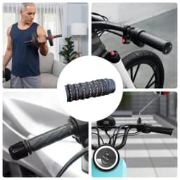 Motorcycle Handlebar Wrap Non-Slip PU Cycling Handle Wraps Anti Slip Wear Resistant Road Cycling End Plugs For Comfortable Ride