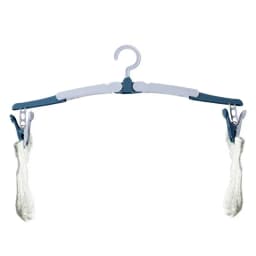 Foldable Hangers For Clothes Anti-Slip Folding Clothes Hangers Portable Clothes Drying Rack Household Clothes Hangers With Clips