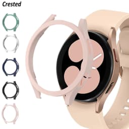Cover Case for Samsung Galaxy Watch 4 44mm 40mm Accessories All-Around Protective Bumper Shell Galaxy Watch 4 Classic 42mm 46mm