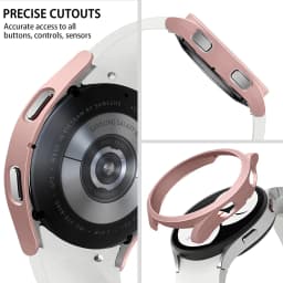 Cover Case for Samsung Galaxy Watch 4 44mm 40mm Accessories All-Around Protective Bumper Shell Galaxy Watch 4 Classic 42mm 46mm