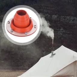 Silicone Metal Roof Pipe Flashing Metal Stove Jack Kit Heat Resistant And Round Base High Temp Flexible Roof Jack Pipe Boot