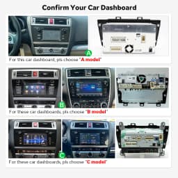 JOYING 9" Android Car Stereo for Subaru Legacy Outback 2015-2018 Wireless CarPlay Android Auto GPS OEM Camera Harman Kardon