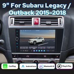 JOYING 9" Android Car Stereo for Subaru Legacy Outback 2015-2018 Wireless CarPlay Android Auto GPS OEM Camera Harman Kardon