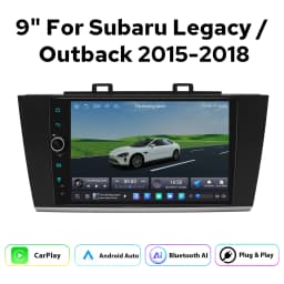 JOYING 9" Android Car Stereo for Subaru Legacy Outback 2015-2018 Wireless CarPlay Android Auto GPS OEM Camera Harman Kardon