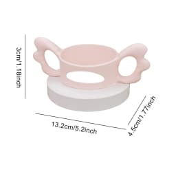 Baby Bottle Handles Safety Grip Silicone Bottle Handles for Hegen Bottle and Other Dia 6-7cm Wide-Neck Bottle Holder