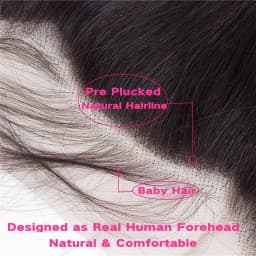 Straight Hair 2X6 13x4 Lace Frontal Closure Only 4x4 5x5 6x6 Lace Closure Brazilian Hair PrePlucked Hair Line Human Hair Closure