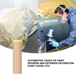 Masking Paper For Painting Tape And Drape For Car Auto Body Supplies Masking Paper Kraft Paper For Painting Car Furniture