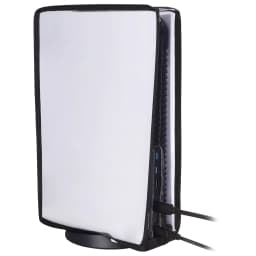 PlayVital Transparent Dust Cover Waterproof Dust Guard Anti Scratch Sleeve for ps5 Console Digital Edition & Disc Edition