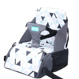 Portable Baby Kids Children Booster Seats Cushion Highchair Adjustable Securing Straps Toddler Booster Seat for Dining Tables
