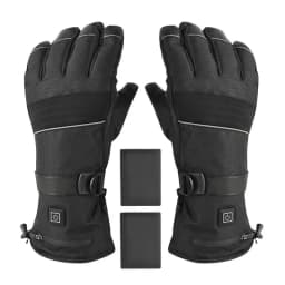 Heated Gloves For Winter Skiing Heating Thermal Gloves Rechargeable Cycling Thermal Mitten 3 Gear Adjustable Full Finger Glove