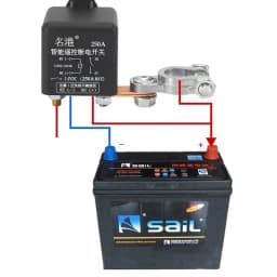 12/24V Remote Battery Switch Relay Car Killing Switch Anti Theft Easy To Install Relay Great For Car Boats RV Microcycle And