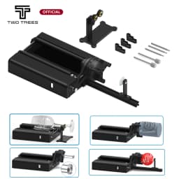 Twotrees TR2 PRO Four in one Axis Y-axis Rotary Roller Laser Engraver Attachment Use for Column Cylinder Bottle Cans Engraving