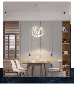 Modern Pendant Light Nordic Twisted Led Chandelier Ceiling Lamp Living Dining Room Chandelier Corridor Personalized INS Fixture