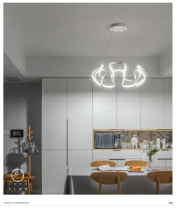 Modern Pendant Light Nordic Twisted Led Chandelier Ceiling Lamp Living Dining Room Chandelier Corridor Personalized INS Fixture