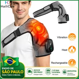 Electric Heated Shoulder Wrap With Massage 2 In 1 Vibration Heating Shoulder Massager Belt For Neck Back Body Arthritis Relief