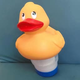 Duck Chlorinator Adjustable F low Rate Automatic Applicator Pump Swimming Pool Floating Cemical Chlorine Dispenser Cleaning Pool
