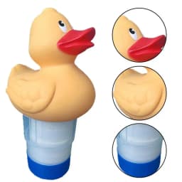 Duck Chlorinator Adjustable F low Rate Automatic Applicator Pump Swimming Pool Floating Cemical Chlorine Dispenser Cleaning Pool