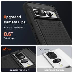for Google Pixel 7A Pixel 7 Pro Case Military Grade Shockproof Non-Slip Soft Silicone Airbag Bumper for Google Pixel 7A 2023