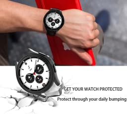 Case for Samsung Galaxy watch 4 classic 46mm 42mm TPU Plated all-around bumper cover Screen protector Galaxy watch 4 5 44mm 40mm