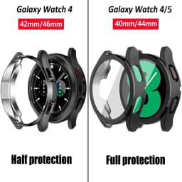 Case for Samsung Galaxy watch 4 classic 46mm 42mm TPU Plated all-around bumper cover Screen protector Galaxy watch 4 5 44mm 40mm
