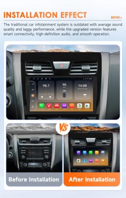 Hizpo Android 14 For Nissan Teana3 Altima 2013 - 2018 Auto 4G Carplay Multimedia Video Player DSP GPS Radio Navigation WIFI BT