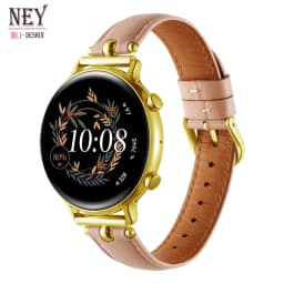 luxury Leather loop for Samsung Galaxy watch 6/5/pro/4/classic 43mm 47mm 20mm band Genuine Design bracelet Huawei Gt 2-2e strap