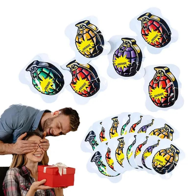 20Pcs Prank Toys Bombs Bags Bombs Funny Stress Practical Jokes Toy For Kids Spoof Gag Toy Spray Toys Grenades Bag Simulator