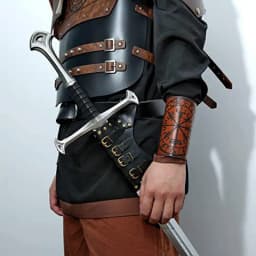 Medieval Leather Belt Medieval Knight Accessories Belt Costume Rapier Leather Case Storage Sleeve Cover Holster Pirate Cosplay