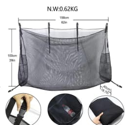 Super Large Pool Float Organizer Storage Bag Heavy Duty Adjustable Net For Toys Pool Float Inflatable Toy Storage Bags Organizer