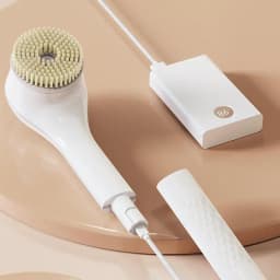 Electric Shower Brush Back Body Scrubber Facial Cleansing Bathing Cleaner Handle Exfoliator Bath Brushes For Showering
