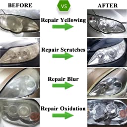 2PCS Car Headlight Polishing 800g Agent Oxidation Scratch Remover Car Headlight Renovation 800ml Car Headlight Restoration Fluid