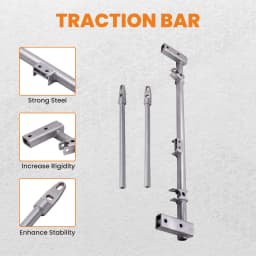 Front Traction Control Lower Tie Bar Brace Kit fit for Honda Civic CRX 1988-1991