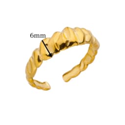 316L Stainless Steel Ring for Women Gold Color Rings Female Design Aesthetic Wedding Jewelry Trendy Accessories Birthday Gifts