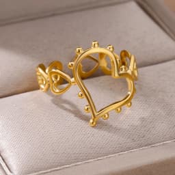 316L Stainless Steel Ring for Women Gold Color Rings Female Design Aesthetic Wedding Jewelry Trendy Accessories Birthday Gifts