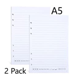 2 Pack A5 Dotted Loose-leaf Refill Inner Page Compatible with Ophaya Smart Pen 6-Hole Inside Paper Sationery