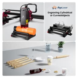 AlgoLaser Offline Connection Laser Engraver Cutter For Bigginner12000mm/Min 10W DIY Woodworking Laser Engraving Cutting Machine