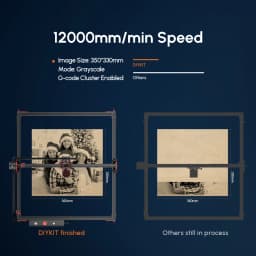 AlgoLaser Offline Connection Laser Engraver Cutter For Bigginner12000mm/Min 10W DIY Woodworking Laser Engraving Cutting Machine