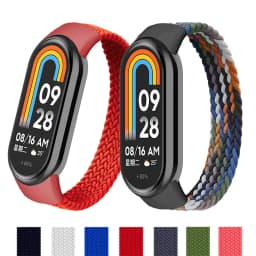 Braided band for Mi Band 10/9/8/7/6/5/4 Strap accessories Elastic Nylon Replacement belt bracelet correa for Xiaomi Miband 8 NFC