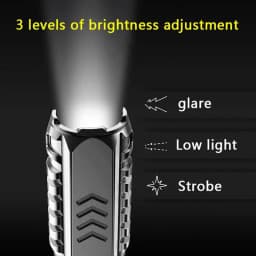 LED Flashlights High Lumens Super Bright LED Pocket Flashlight Portable Outdoor Flashlight Small Powerful Flashlight For Hiking
