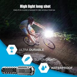 LED Flashlights High Lumens Super Bright LED Pocket Flashlight Portable Outdoor Flashlight Small Powerful Flashlight For Hiking