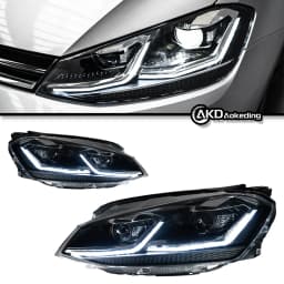 Car Lights for Golf 7 2013-2017 MK7 LED Auto Headlight Assembly and Front Grill Upgrade Dynamic Bifocal Lens LHD RHD Accessories