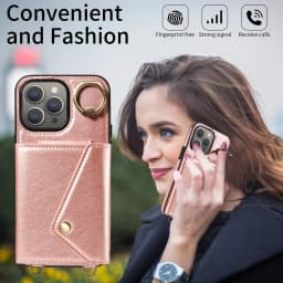 for iPhone 15 14 13 12 11 Pro Max XR X XS Max Phone Case, Wallet Case for Women Men with 6 Card Holder Zipper PU Leather Cover