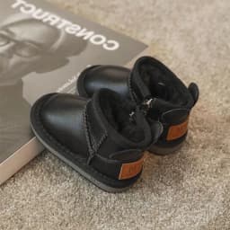 Baby Warmth Baby Boots Children's Cotton Shoes Snow Boots Baby Winter Non-slip Soft Toddler Shoes Plus Velvet Thick Breathable