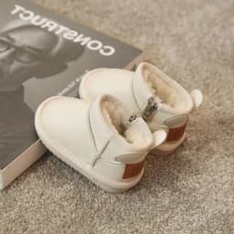 Baby Warmth Baby Boots Children's Cotton Shoes Snow Boots Baby Winter Non-slip Soft Toddler Shoes Plus Velvet Thick Breathable