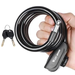 Mountain Bike Bicycle Lock Electric Password Fixed Anti-Theft Steel Chain Lock Bicycle Accessories Candado Bicicleta