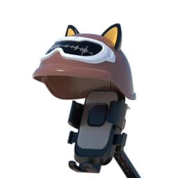 2023 Car Mobile Phone Holder Sun Hat Mini Hat for Cell Phone with Cute Ear Phone SunShade Waterproof Motorcycle Bracket Umbrella