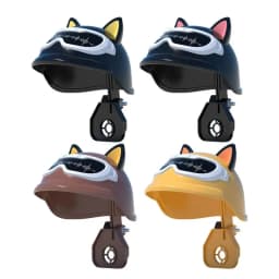 2023 Car Mobile Phone Holder Sun Hat Mini Hat for Cell Phone with Cute Ear Phone SunShade Waterproof Motorcycle Bracket Umbrella